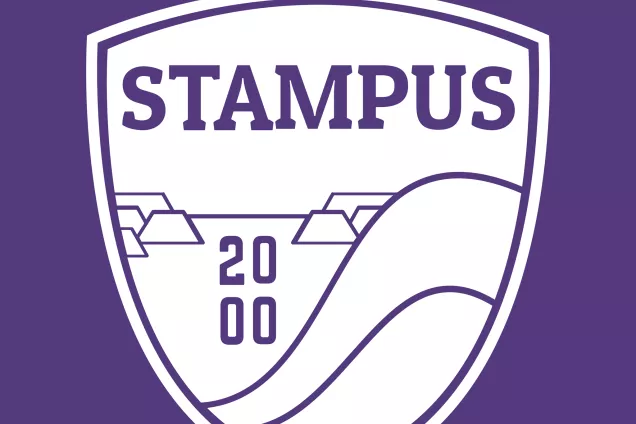 Stampus logotyp. Bild.